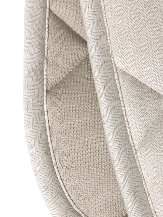 Maximilian Herringbone Dressage Saddle Pad Beige