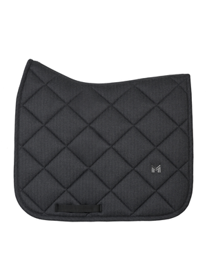 Maximilian Herringbone Dressage Saddle Pad Graphite
