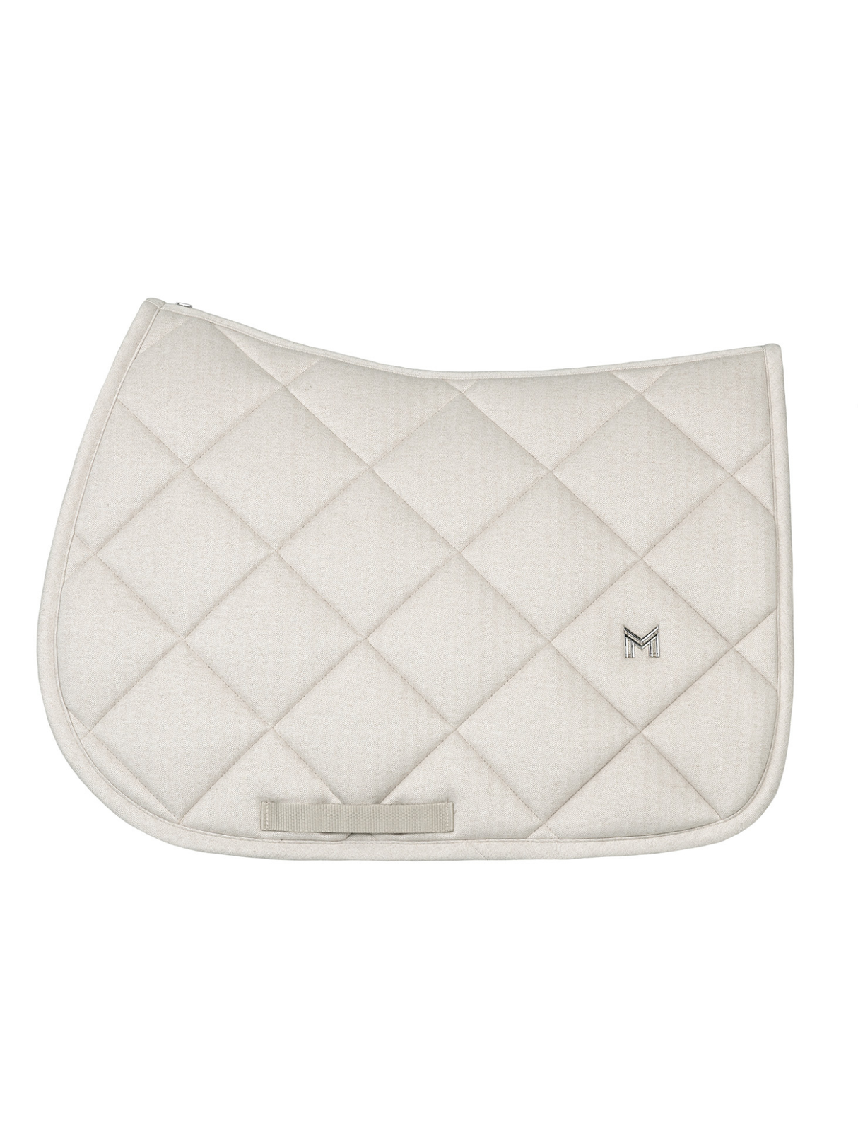 Maximilian Herringbone Jump Saddle Pad Beige