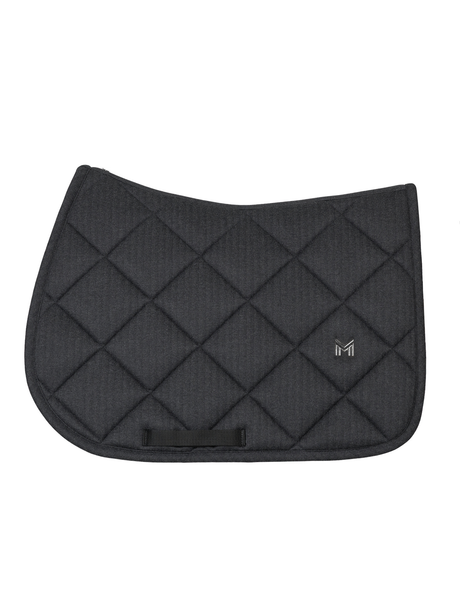 Maximilian Herringbone Jump Saddle Pad Graphite