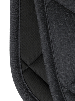 Maximilian Herringbone Jump Saddle Pad Graphite