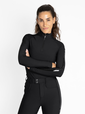 Maximilian Reflection Long Sleeve Base Layer Black