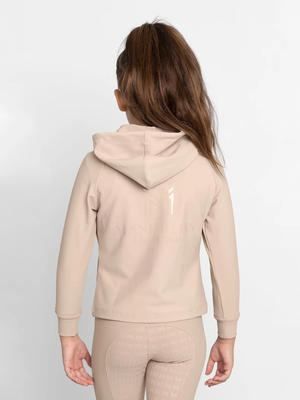 Maximilian Young Rider Reflection Zip Hoodie Beige