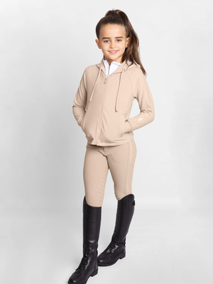Maximilian Young Rider Reflection Zip Hoodie Beige