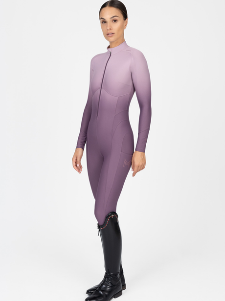 Maximilian Femme Ombre Riding Jumpsuit Plum