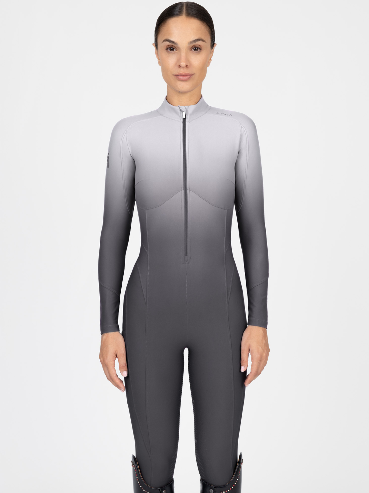 Maximilian Femme Ombre Riding Jumpsuit Graphite
