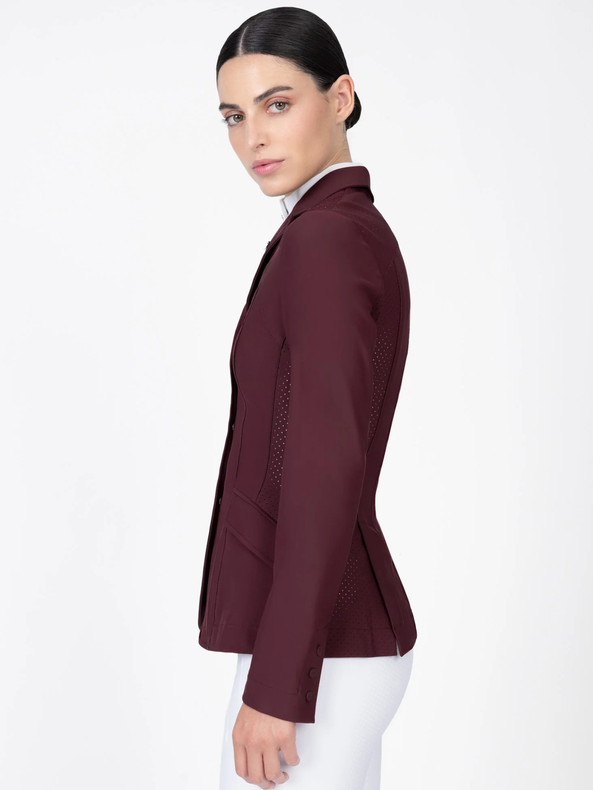 Maximilian Aura Show Jacket Burgundy