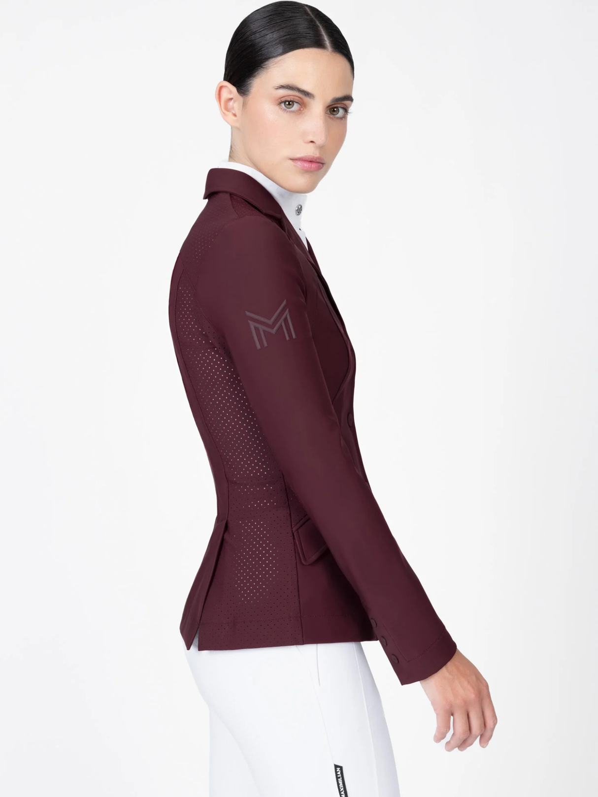 Maximilian Aura Show Jacket Burgundy