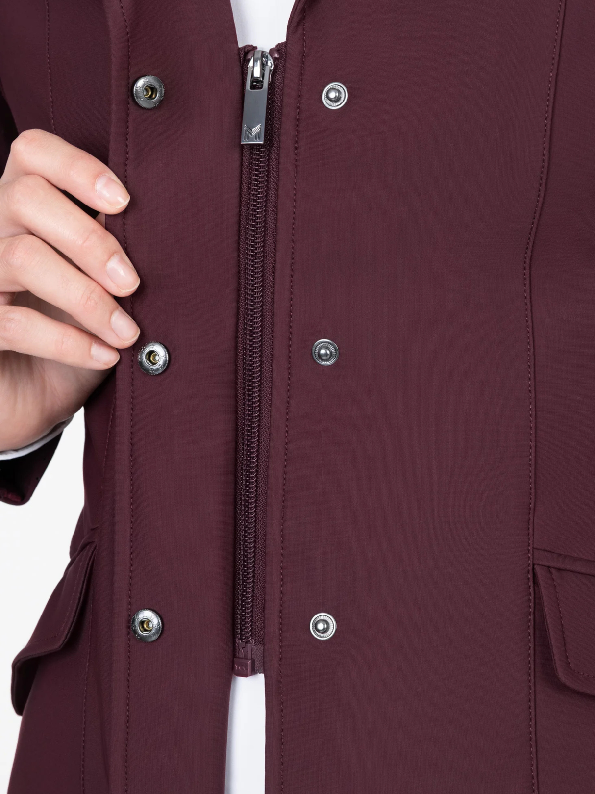 Maximilian Aura Show Jacket Burgundy