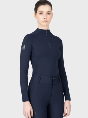 Maximilian Aero Long Sleeve Base Layer Atlantic