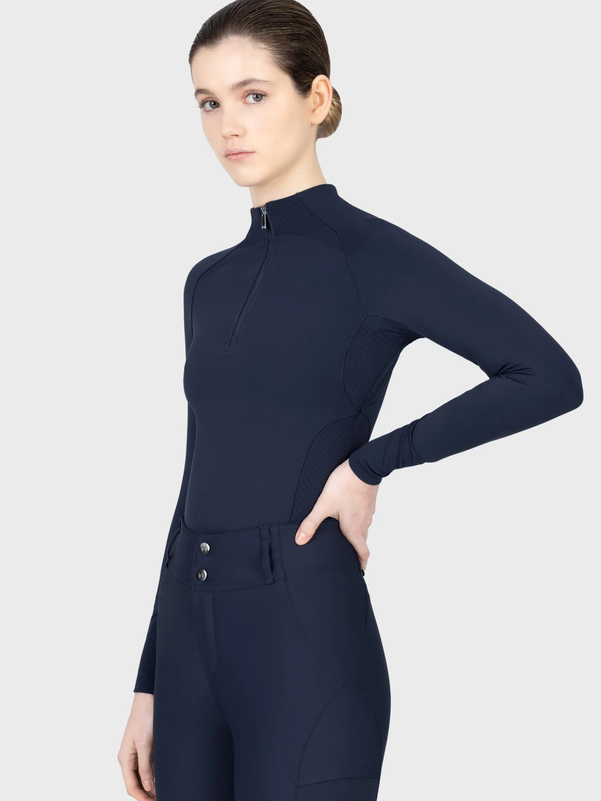 Maximilian Aero Long Sleeve Base Layer Atlantic