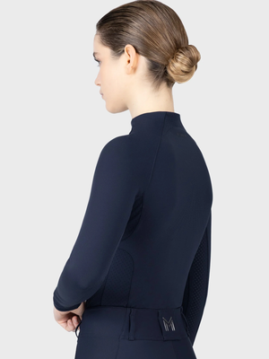 Maximilian Aero Long Sleeve Base Layer Atlantic