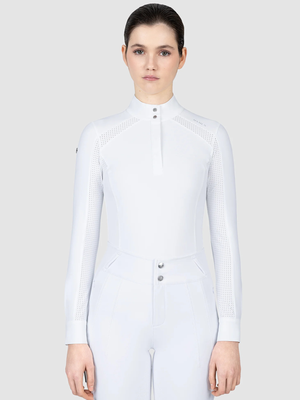 Maximilian Aveen Long Sleeve Show Shirt White