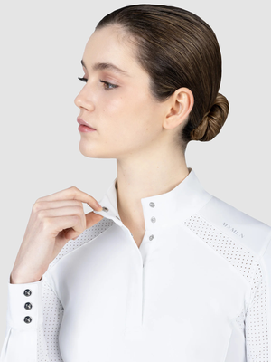 Maximilian Aveen Long Sleeve Show Shirt White