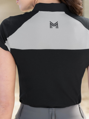 Maximilian Aveen Polo Shirt Black/Grey