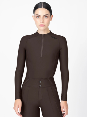 Maximilian Origin Long Sleeve Base Layer Chocolate