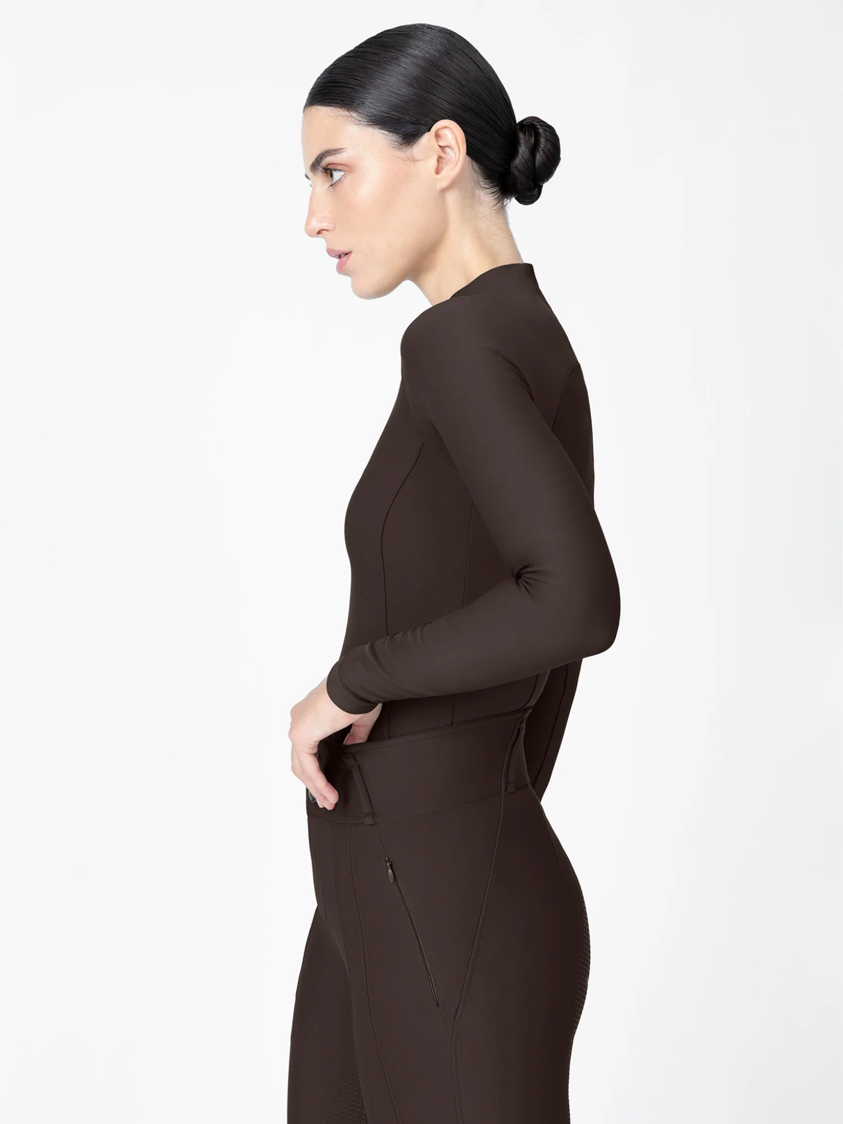 Maximilian Origin Long Sleeve Base Layer Chocolate