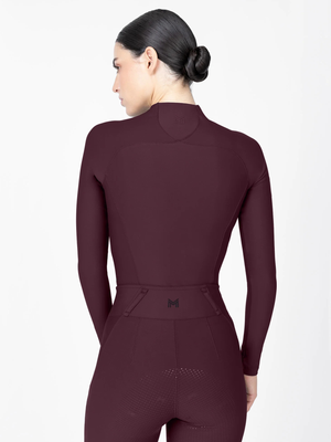 Maximilian Origin Long Sleeve Base Layer Burgundy