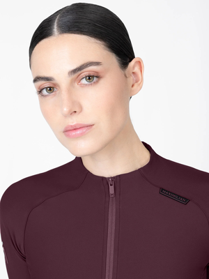Maximilian Origin Long Sleeve Base Layer Burgundy