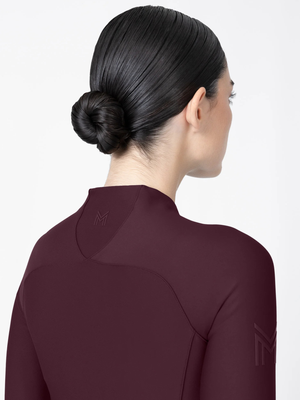 Maximilian Origin Long Sleeve Base Layer Burgundy
