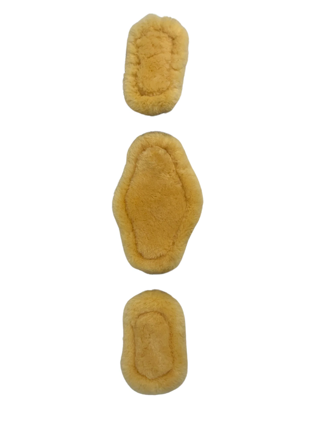 Correct Connect Removable Genuine Sheepskin Pads for Short Comfort Girth