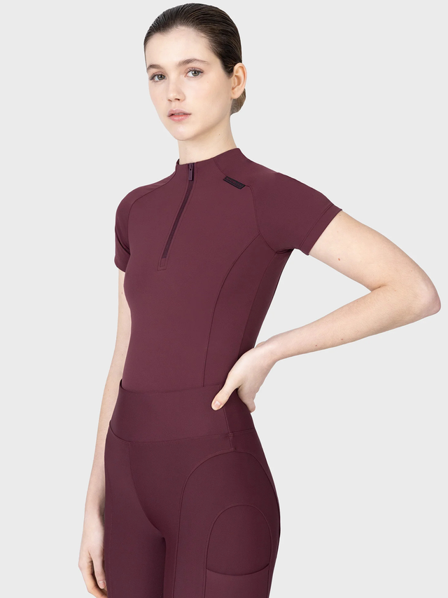 Maximilian Origin Short Sleeve Base Layer Rosewood