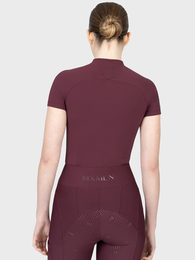 Maximilian Origin Short Sleeve Base Layer Rosewood