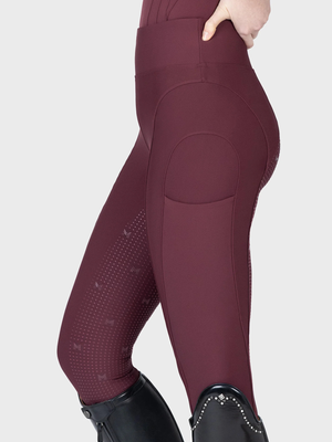 Maximilian Outline Riding Leggings Rosewood