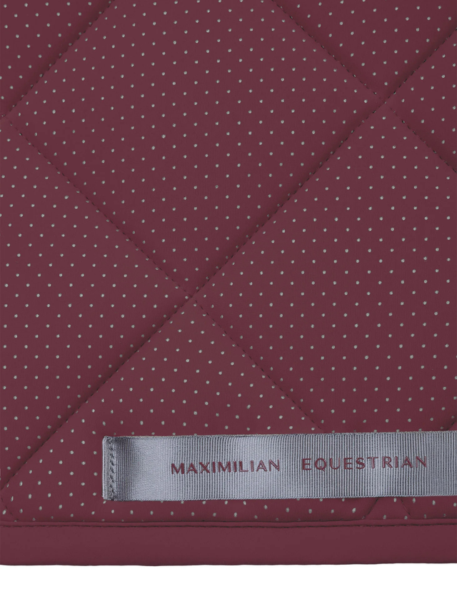 Maximilian Aeris Dressage Saddle Pad Rosewood
