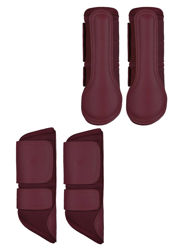 Maximilian 4-Pack Ego Brushing Boots Rosewood