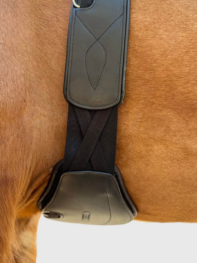 Correct Connect Removable Leather Pads for Pressure Relief Comfort Long Girth