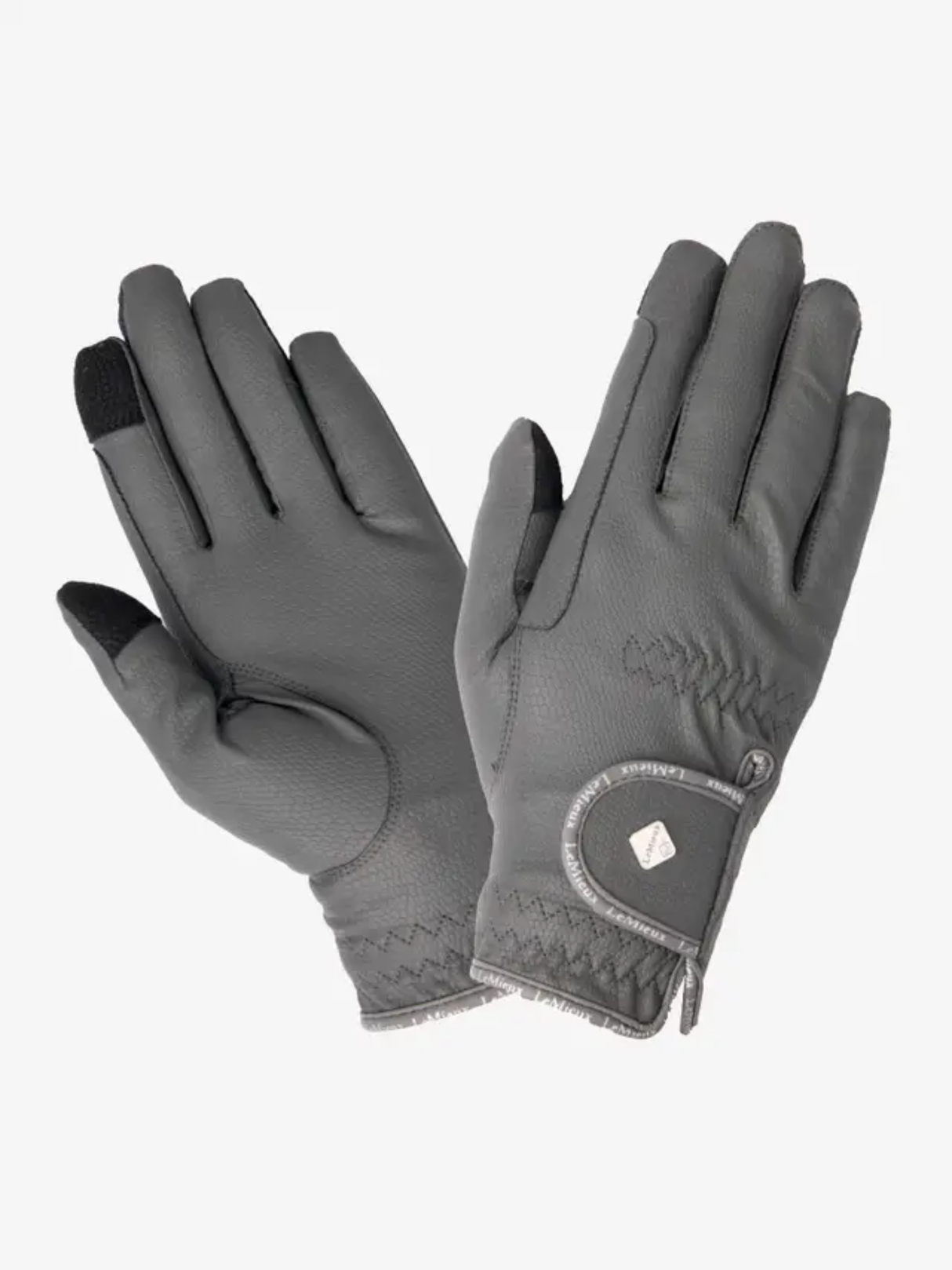 LeMieux Classic Riding Gloves Grey