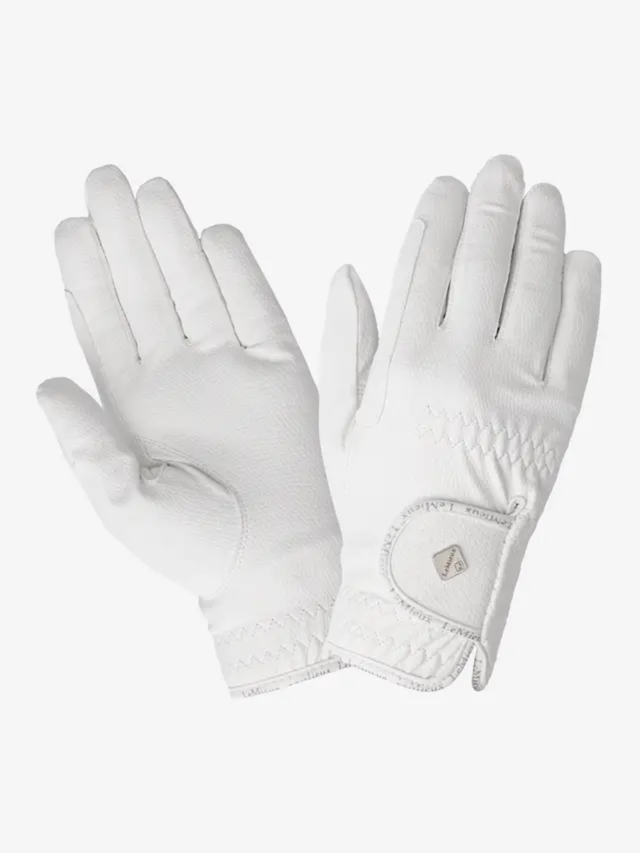 LeMieux Classic Riding Gloves White