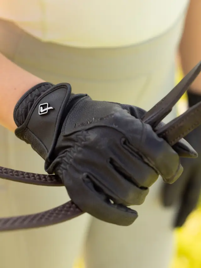 LeMieux Close Contact Gloves Black