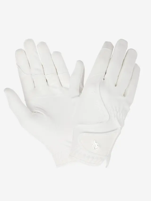 LeMieux Close Contact Gloves White