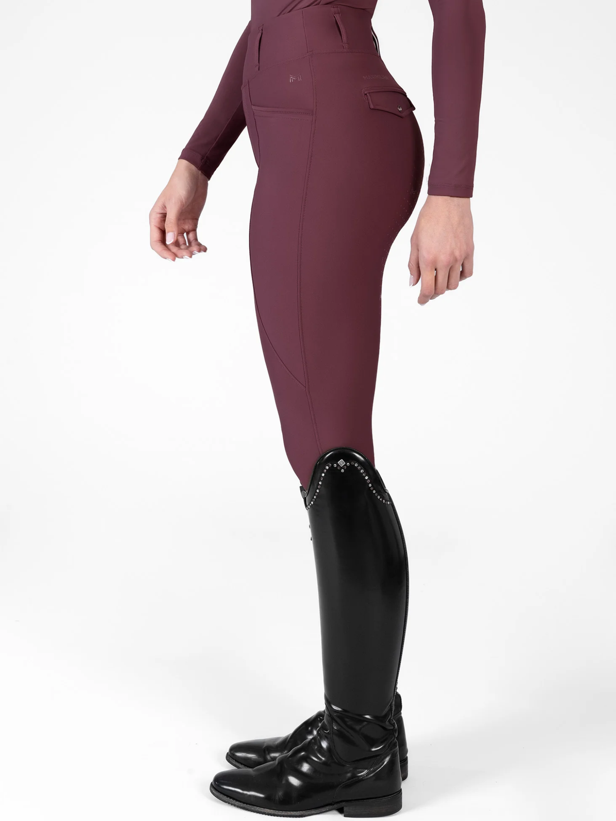 Maximilian Pro Riding Leggings Rosewood