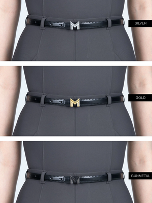 Maximilian Halo Riding Leggings + Belt Graphite