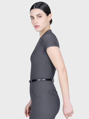 Maximilian Velya Short Sleeve Base Layer Graphite