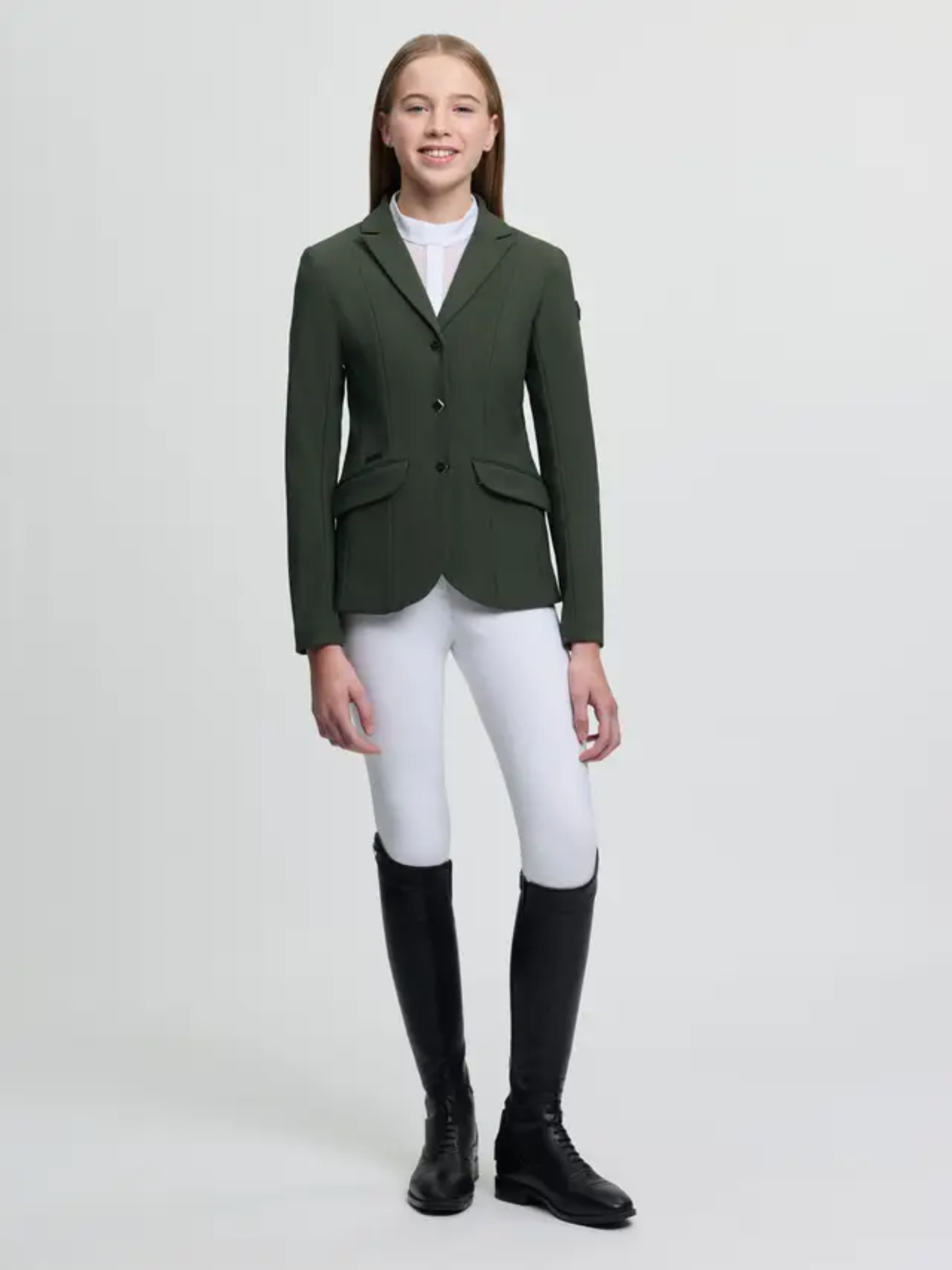 LeMieux Young Rider Kennedy Show Jacket Pine Green