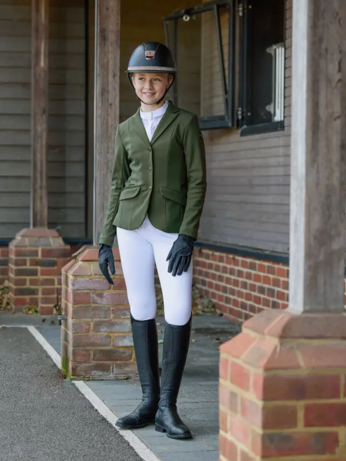 LeMieux Young Rider Kennedy Show Jacket Pine Green