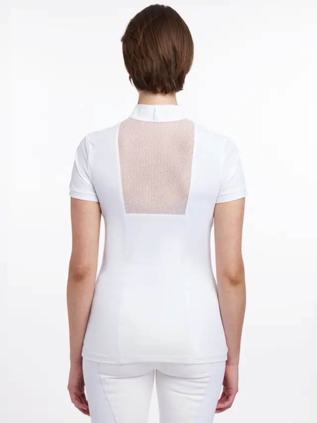 LeMieux Camille Short Sleeve Show Shirt White