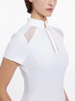LeMieux Camille Short Sleeve Show Shirt White