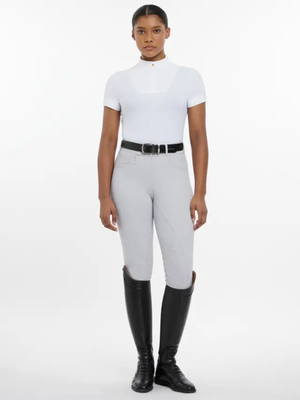 LeMieux Sophia Short Sleeve Show Shirt White
