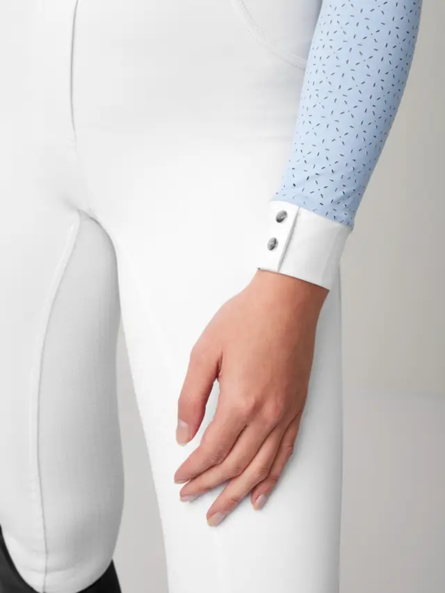 LeMieux Olivia Long Sleeve Show Shirt Mist