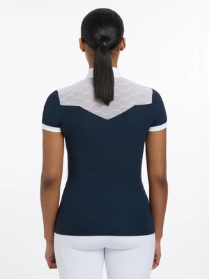 LeMieux Emily Short Sleeve Show Shirt Navy