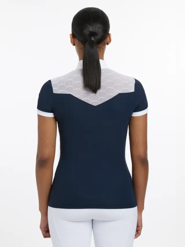 LeMieux Emily Short Sleeve Show Shirt Navy