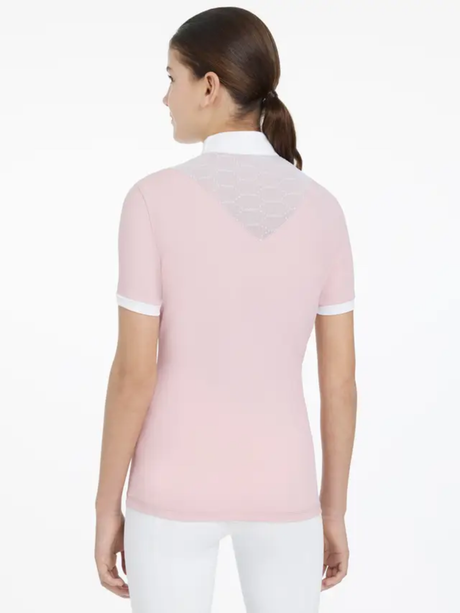 LeMieux Young Rider Eva Short Sleeve Show Shirt Blossom
