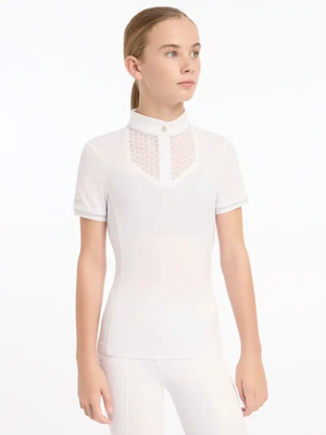 LeMieux Young Rider Belle Show Shirt White