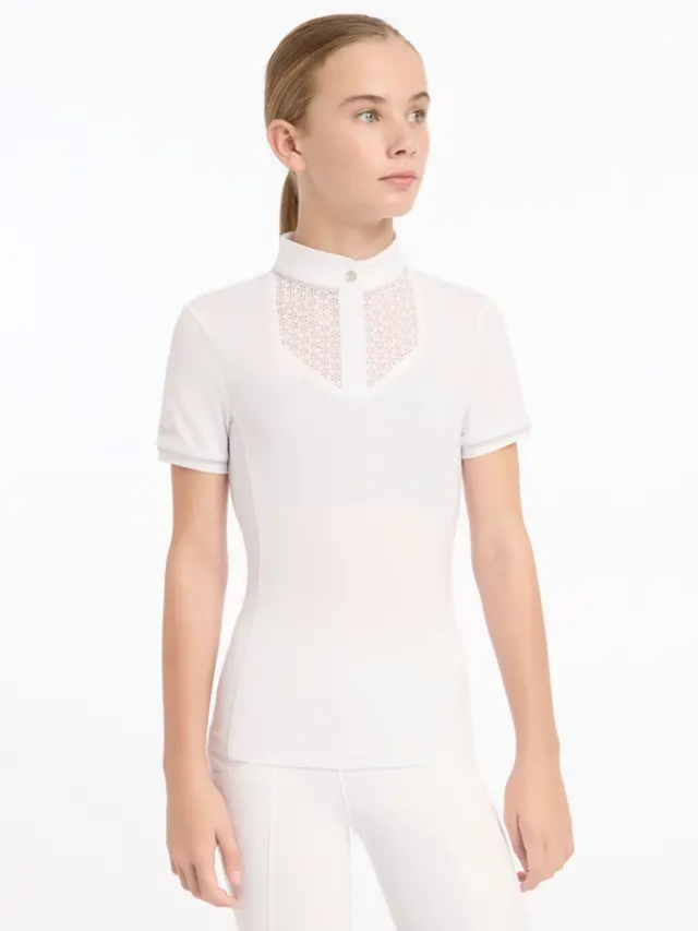LeMieux Young Rider Belle Show Shirt White