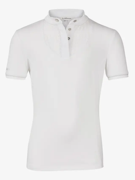 LeMieux Young Rider Belle Show Shirt White